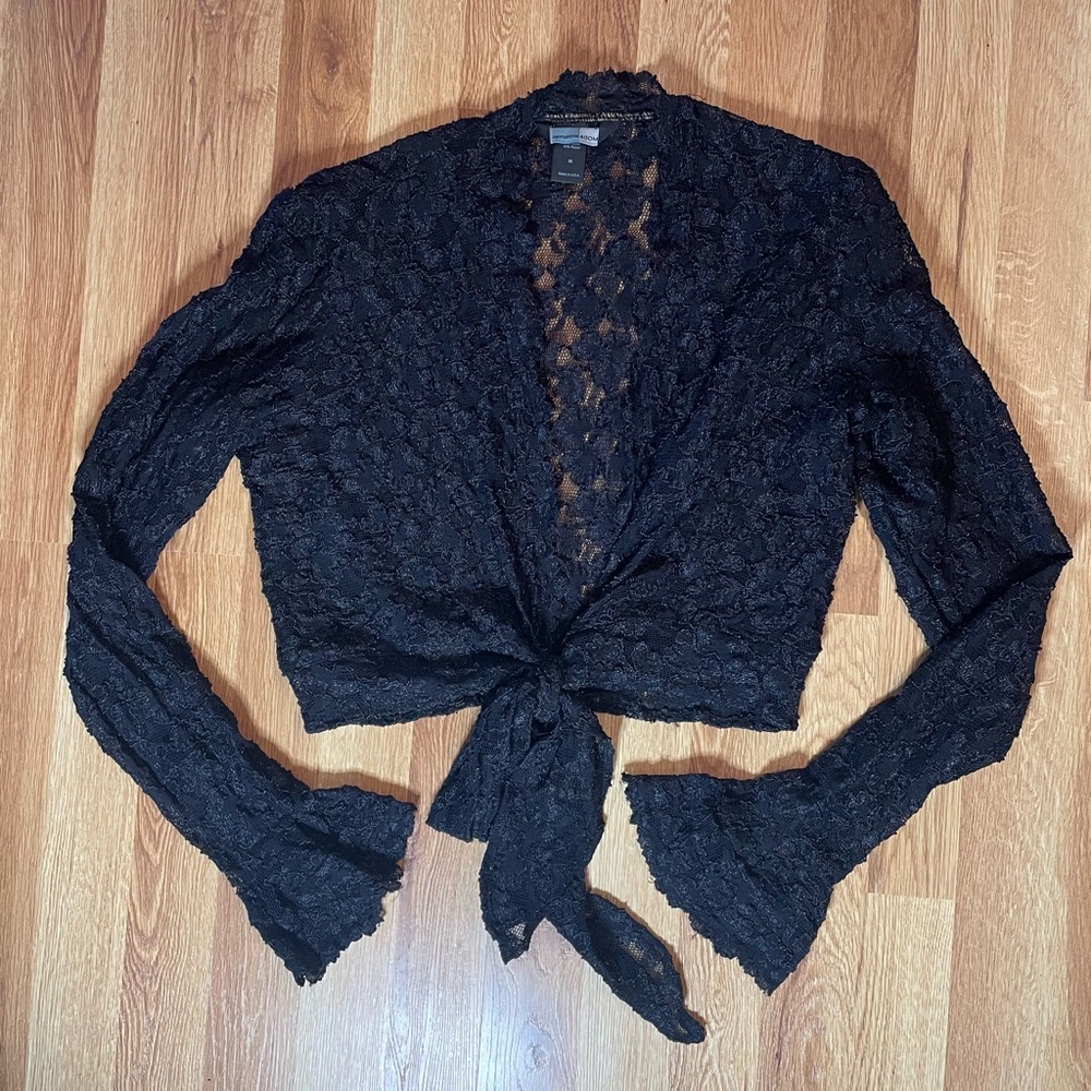 Moda International Black lace top
